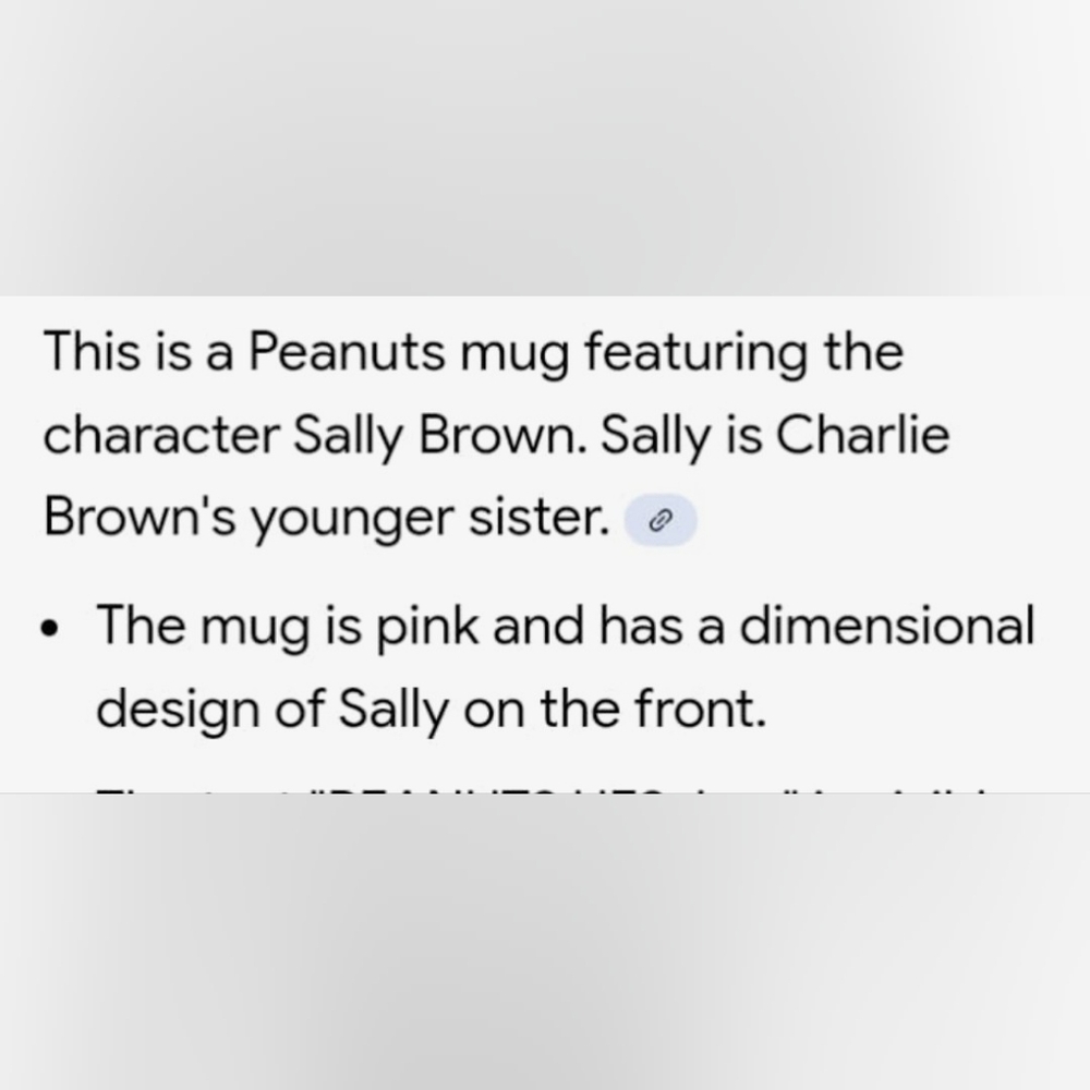 Peanuts Pink Mug with Character Design - Picture 6 of 6